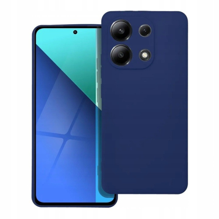 ✨TOATE PRODUSELE✨ - Husa de Protectie, , pentru Xiaomi Redmi Note 13 Pro 5G, Liquid Silicone, cu Microfibra pe Interior, Protectie Antisoc, Compatibil Incarcare Wireless, Albastru