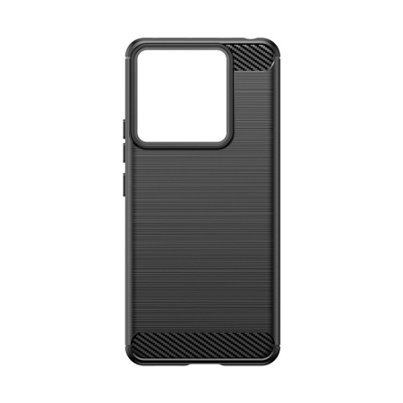 Husa de Protectie pentru Xiaomi Redmi Note 13 Pro Plus, , Protectie 360, din TPU cu element de Carbon, Anti Alunecare, 1.8 mm, Negru [1]