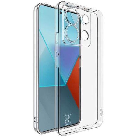 ✨TOATE PRODUSELE✨ - Husa de Protectie, , pentru Xiaomi Redmi Note 13, TPU Protect Plus, cu Dust Plug, Transparent