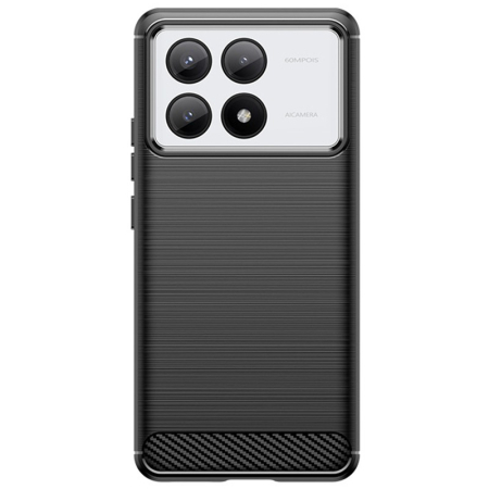 ✨TOATE PRODUSELE✨ - Husa de Protectie pentru Xiaomi Redmi Note 13C 5G, , Protectie 360, din TPU cu element de Carbon, Anti Alunecare, 1.8 mm, Negru
