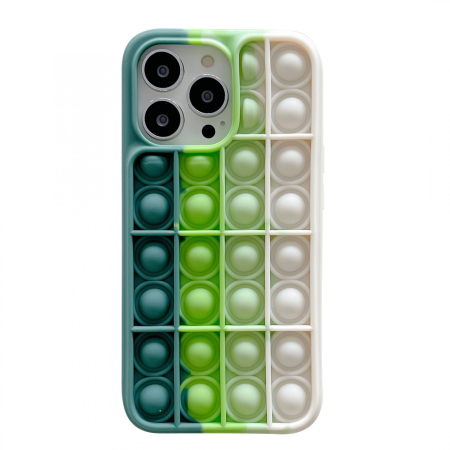 ✨TOATE PRODUSELE✨ - Husa de protectie Pop It compatibila cu Apple iPhone 13,Model 3,Multicolor