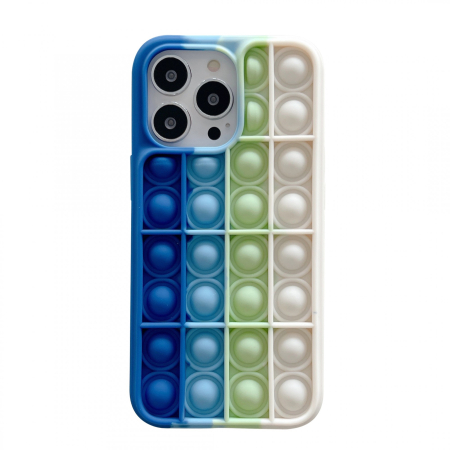 ✨TOATE PRODUSELE✨ - Husa de protectie Pop It compatibila cu Apple iPhone 13 Pro Max,Model 6,Multicolor