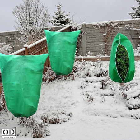 Husa Anti-Inghet pentru Pomi si Plante Exterior Impermeabila cu Fermoar si Snur Protectie Iarna [9]