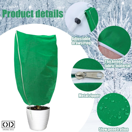 Husa Anti-Inghet pentru Pomi si Plante Exterior Impermeabila cu Fermoar si Snur Protectie Iarna [13]