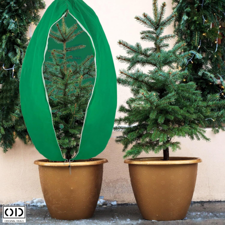 Husa Anti-Inghet pentru Pomi si Plante Exterior Impermeabila cu Fermoar si Snur Protectie Iarna [17]