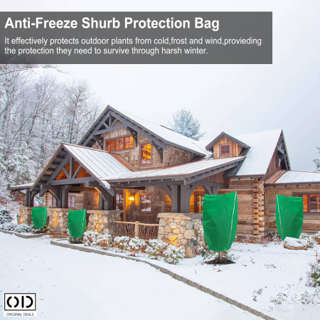 Husa Anti-Inghet pentru Pomi si Plante Exterior Impermeabila cu Fermoar si Snur Protectie Iarna [22]