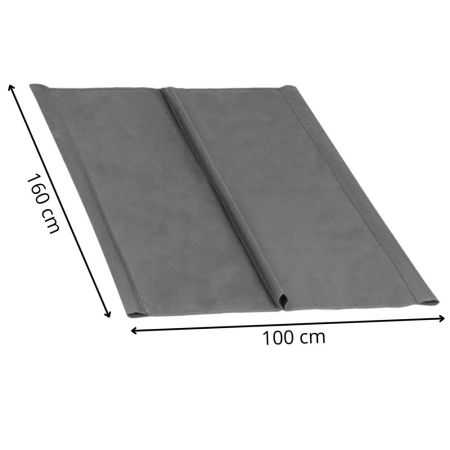 Husa din panza pentru leagan de gradina, 160x100 cm, gri – material impermeabil [1]