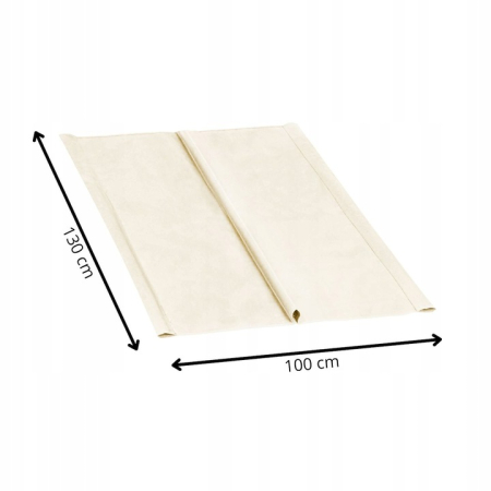 Husa din panza pentru leagan de gradina mare, sezut si spatar, 130x100cm, bej [6]