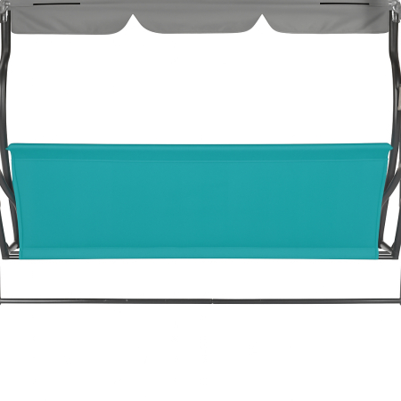 Husa din panza pentru leagan de gradina mare, sezut si spatar, 130x100cm, turcoaz [4]
