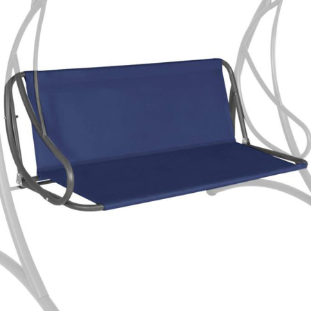 Accesorii balansoare - Husa din panza pentru leagan de gradina, sezut si spatar, 110x90cm, albastru