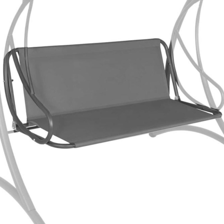 Accesorii balansoare - Husa din panza pentru leagan de gradina, sezut si spatar, 110x90cm, gri