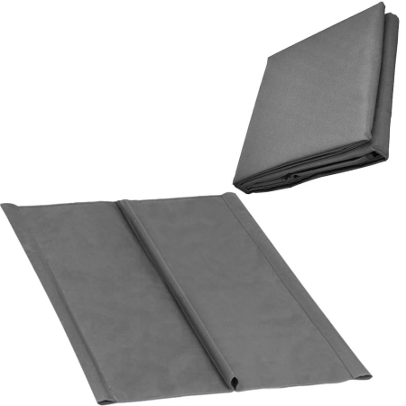 Husa din panza pentru leagan de gradina, sezut si spatar, 110x90cm, gri [5]