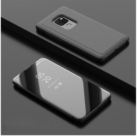 Husa Huawei Mate 20 Flip Cover Oglinda Negru [3]