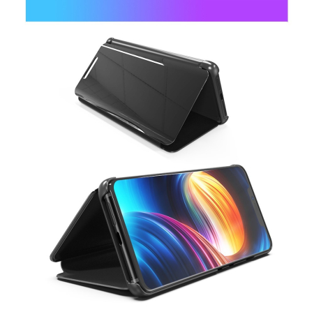 Husa Huawei Mate 20 Flip Cover Oglinda Negru [2]