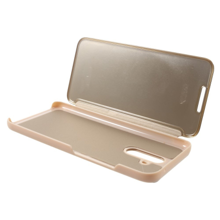 Husa Huawei Mate 20 Lite Flip Cover Oglinda Auriu [2]