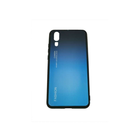 Hybrid Back Degrade - Husa Huawei P20 Hybrid Back Degrade, Albastru