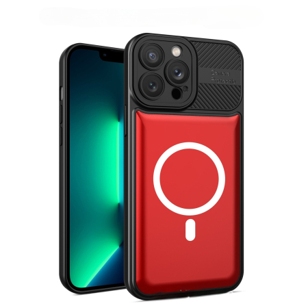 Urban Armor Series - Husa Husa Urban Armor pentru Samsung A23 5G Rosu, Suport Auto Magnetic, Protectie Antisoc, 