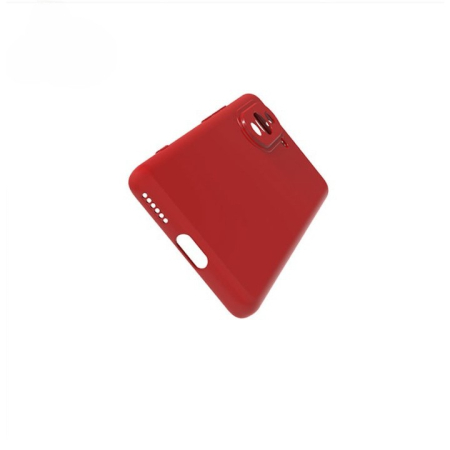 Husa pentru Huawei NOVA Y70, , Liquid Silicone, cu Microfibra pe interior, Protectie Antisoc, Rosu [2]