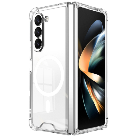 ✨TOATE PRODUSELE✨ - Husa pentru Samsung Galaxy Z FOLD6, , Husa de Protectie cu Anti-Shock, Tehnologie MagSafe Magnetic, Design Ultra Subtire, Anti alunecare, TPU Acrilic, Transparent