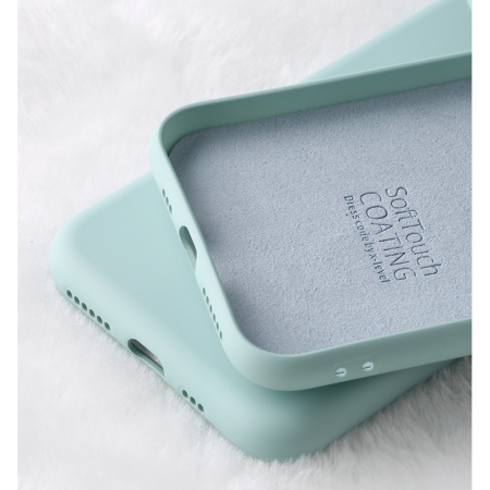 Husa protectie compatibila cu Apple iPhone 11 Liquid Silicone Case Rosu [8]