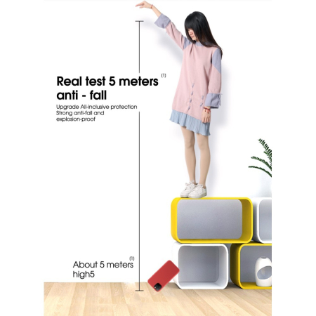 Husa protectie compatibila cu Apple iPhone 11 Liquid Silicone Case Rosu [19]