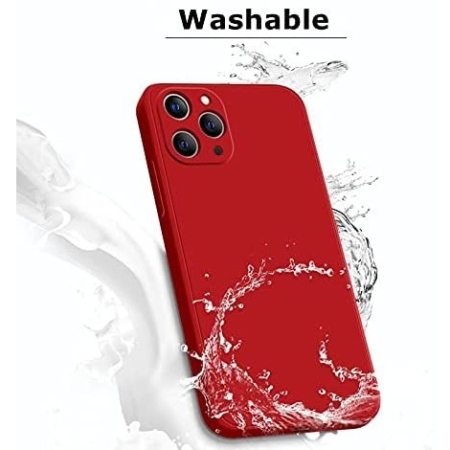 Husa protectie compatibila cu Apple iPhone 11 Pro Max Liquid Silicone Case Rosu [2]