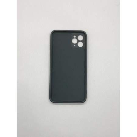 Husa protectie compatibila cu Apple iPhone 11 Pro Max Liquid Silicone Ring cu suport rotativ Negru [7]