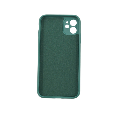 Husa protectie compatibila cu Apple iPhone 12 Mini Liquid Silicone Case Verde [1]
