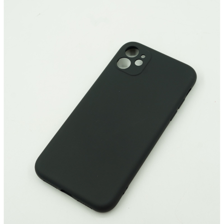 Husa protectie, , compatibila cu Apple iPhone 12 Mini Liquid Silicone Negru [2]