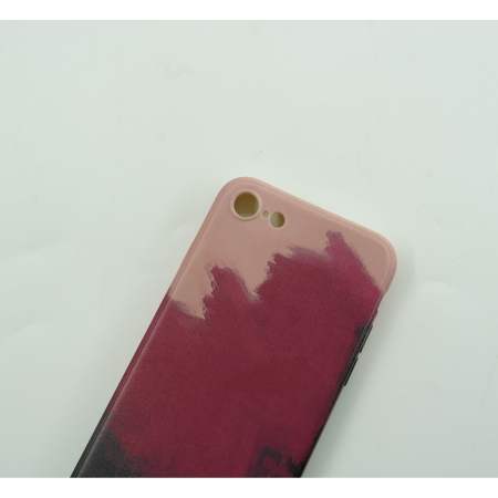 Husa protectie compatibila cu Apple iPhone 12 Mini Tpu Ombre, Negru/Mov/Roz [3]