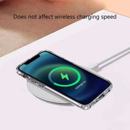 Husa protectie compatibila cu Apple iPhone 12 Pro Max Mag Safe Silicone Transparent [10]