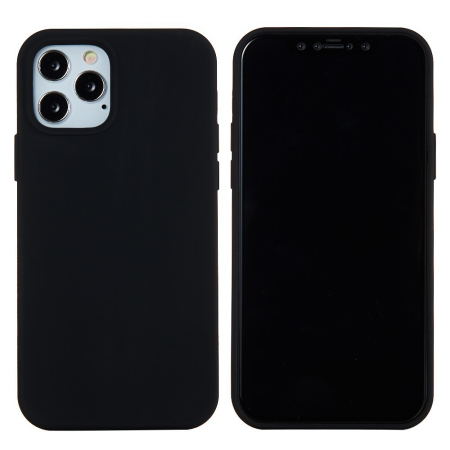 Liquid Silicone - Husa protectie compatibila cu Apple iPhone 13 Liquid Silicone Negru