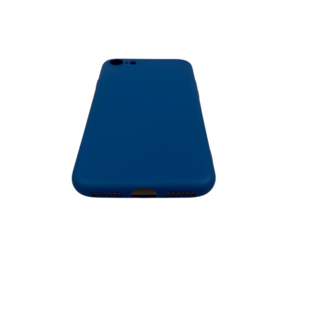 Husa protectie compatibila cu Apple iPhone 7/8/SE 2020 Liquid Silicone Case Albastru Inchis [19]