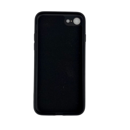 Husa protectie compatibila cu Apple iPhone 7/8/SE 2020 Liquid Silicone Case Negru [20]