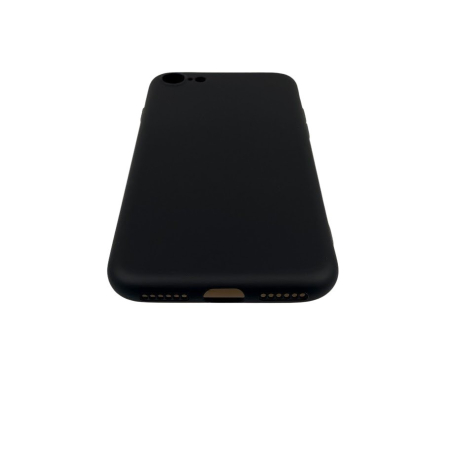 Husa protectie compatibila cu Apple iPhone 7/8/SE 2020 Liquid Silicone Case Negru [24]