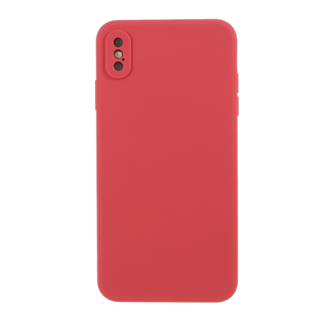 Husa protectie compatibila cu Apple iPhone X/XS Liquid Silicone Case Rosu [17]