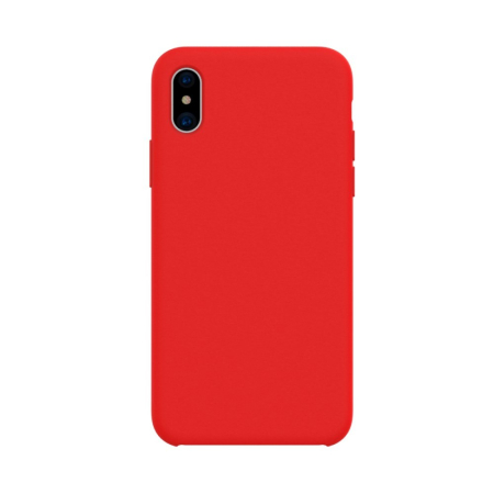 Husa protectie compatibila cu Apple iPhone X/XS Liquid Silicone Case Rosu [1]