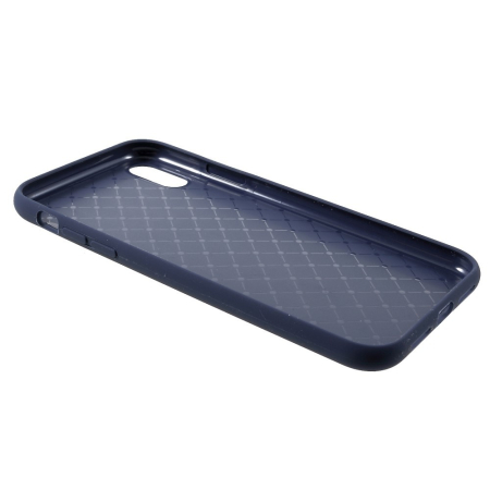 Husa protectie compatibila cu Apple iPhone XR Liquid Silicone Case Albastru inchis [6]