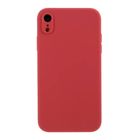 Husa protectie compatibila cu Apple iPhone XR Liquid Silicone Case Rosu [13]