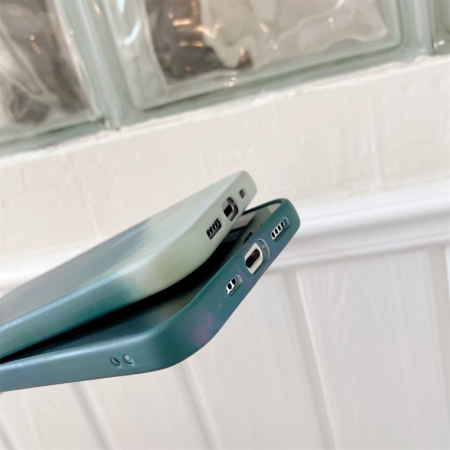 Husa protectie compatibila cu Apple iPhone XR Tpu Ombre, Verde/Alb [5]