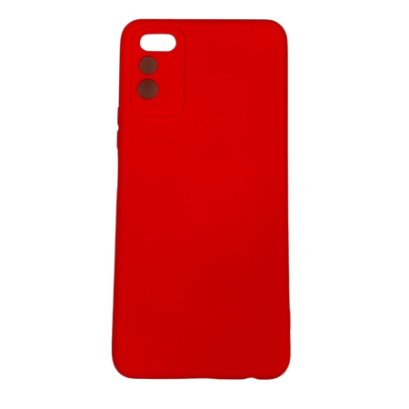 Husa protectie compatibila cu Huawei Enjoy Z Liquid Silicone Case Rosu [3]