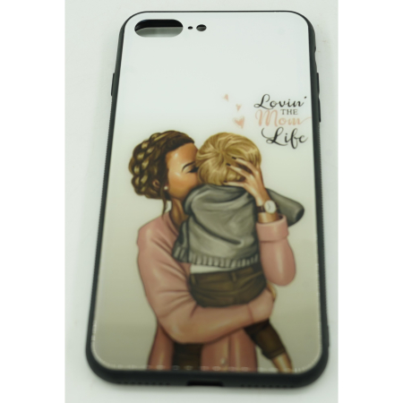 Husa protectie compatibila cu Huawei Nova 9 Glass print Lovin the Mom Multicolor [3]