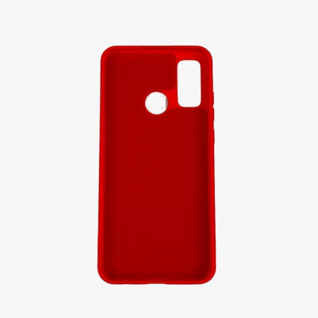 Husa protectie compatibila cu Huawei P Smart 2020 Liquid Silicone Case Rosu [4]