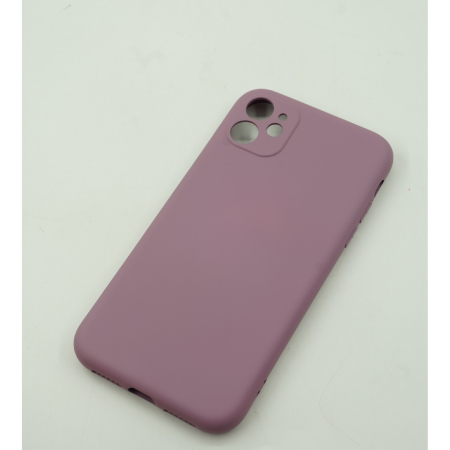 Husa protectie compatibila cu Huawei P Smart 2021 Liquid Silicone Case Mov [2]