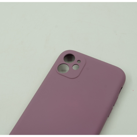 Husa protectie compatibila cu Huawei P Smart 2021 Liquid Silicone Case Mov [3]