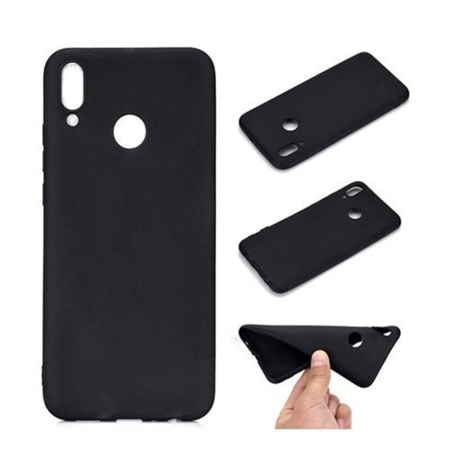 Husa protectie compatibila cu Huawei P Smart Z Liquid Silicone Case Negru [5]