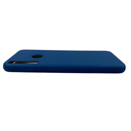 Husa protectie compatibila cu Huawei P40 Lite E Liquid Silicone Case Albastru inchis [5]