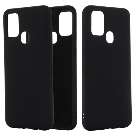 Liquid Silicone - Husa protectie compatibila cu Samsung Galaxy A21S Liquid Silicone Case Negru