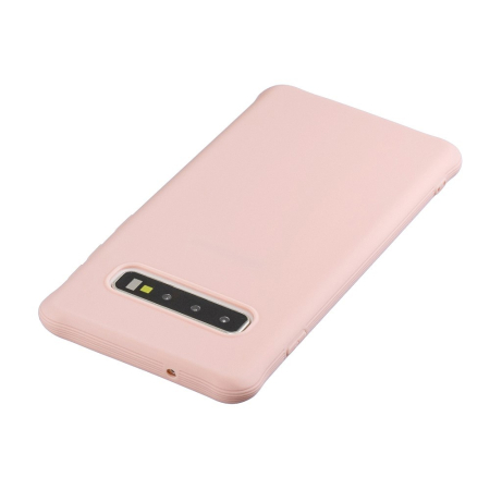 Husa protectie compatibila cu Samsung Galaxy S10 Plus Matte Tpu Roz [4]