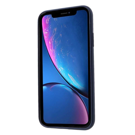 Husa protectie compatibila cu Samsung S10 Liquid Silicone Case Albastru inchis [1]